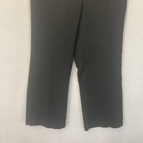 NWT Calvin Klein Wide Leg Dress Pants Womens 4P Petite Black Slacks Trousers - Picture 6 of 14